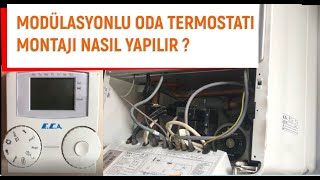 Modülasyonlu oda termostatı montajı nasıl yapılır [upl. by Bartosch373]