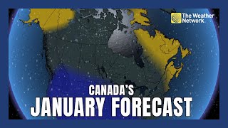 Canadas January Outlook Winter Makes a Strong Comeback to the Nation [upl. by Leimad]