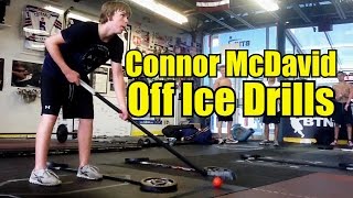 How Connor McDavid Trains  Stickhandling Drills [upl. by Fawnia237]