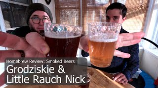 Homebrew Review  Grodziskie and Little Rauch Nick Smoked Beers [upl. by Brownson]