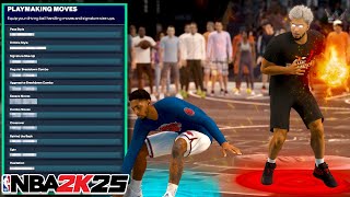 NBA 2K25 NEW BEST DRIBBLE MOVES  DRIBBLE TUTORIAL for 70 Ball Handle W HANDCAM [upl. by Subak]