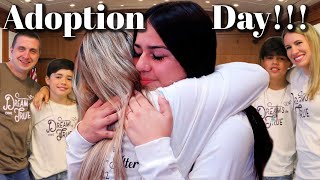 ITS ADOPTION DAY  Were So Happy  Emotional [upl. by Hardej]