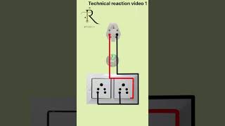 2 5pin socket wiring 👍 electrical electrian homeimprovement electrician electrcian homewiring [upl. by Lowney]