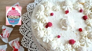 Geniale HimbeerRaffaello Torte I Raffaello Torte mit Himbeeren I Kokostorte [upl. by Onibla790]