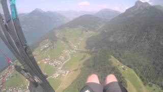 Gleitschirmflug von Niederbauen nach Emmetten [upl. by Sadoff]