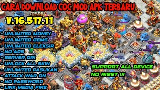 DOWNLOAD COC MOD APK V1651711 TERBARU 2024 ‼️ UNLIMITED MONEY amp PASUKAN NO PASSWORD [upl. by Ellenyl]