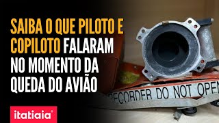 TRANSCRIÇÃO DO ÁUDIO DA CABINE DO PILOTO REGISTROU GRITOS E TENSÃO DENTRO DO AVIÃO DA VOEPASS [upl. by Drexler]