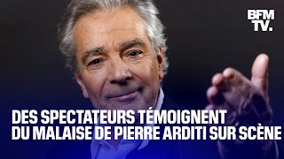 “Il a commencé à bégayer” une spectatrice raconte le malaise de Pierre Arditi sur scène [upl. by Haukom]