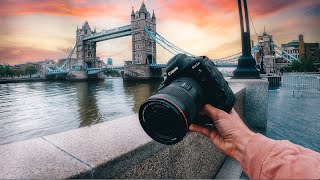 RELAXING 25 MINUTES OF POV PHOTOGRAPHY  LONDON CITY 1DX MKIII [upl. by Yerffoej]