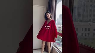 shein UNBOXING  Review Try On Haul 2024  Provando Looks  Vestido Vermelho  tryon ootd [upl. by Reta790]