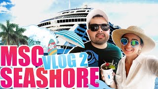 MSC SEASHORE 2022  PART 2  VISITANDO LAS ISLAS DEL CRUCERO MSC [upl. by Griswold808]