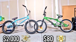 2000 BMX BIKE VS 80 BMX BIKE [upl. by Dorsy]