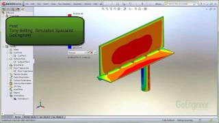 SOLIDWORKS Flow Simulation – Stress from Fluid Pressure [upl. by Saduj]