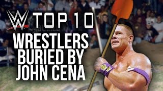 10 WWE Wrestlers John Cena Buried Worst Booking Decisions [upl. by Mehcanem]