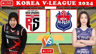 🔴LIVE RED SPARKS VS HI PASS  KLEAGUE KOREA VOLLEYBALL  LIVE SCORE NOW RED SPARKS VS HI PASS [upl. by Henrieta]