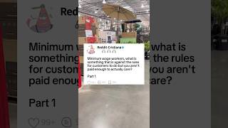 Part1 Minimum wage workers rulebreaking customer actions ignored due to low paystory reddit [upl. by Airdna390]