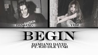 Damiano David Maneskin ft GIDLE Yuqi — Begin Cover [upl. by Eizus997]