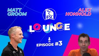 Matt Groom 🎙️ and Alex Honnold 🧗  IFSC Lounge [upl. by Nero]