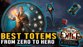 Flamewood Totem is a blast From Zero to Hero  Part 1  Path of Exile 325 Necro Event [upl. by Anaert]