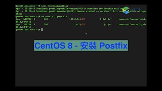 CentOS 8  安裝 Postfix [upl. by Assenyl]