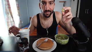 ASMR Mukbang Protein Crepes [upl. by Abra]