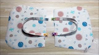 How to make a beautiful handbag  Diy easy sewing bag at home [upl. by Meakem]