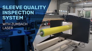 Sleeve Quality Inspection System with Zumbach laser  AV Flexologic [upl. by Arramahs]