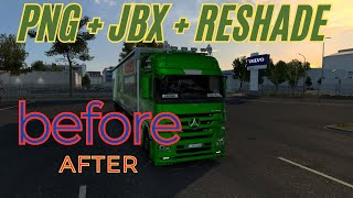 ETS2 151  PNG  JBX  RESHADE  early autumn 82  grass 32  Tree Improved 4k [upl. by Rutter]