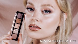 Soft Glam Eye Makeup ft the MINI STARLETTE EYESHADOW PALETTE Natasha Denona Makeup [upl. by Enyaz]