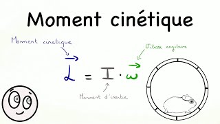 Comment calculer le moment cinétique et moment dinertie  Physique universitaire [upl. by Bowne]