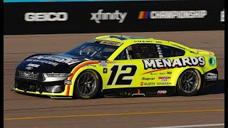 Ryan Blaney  Onboard  2024 NASCAR Cup Series Championship Race  Stage 1 [upl. by Ziana]