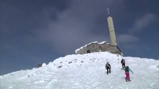 Telemark Skiing amp Exploring Gaustatoppen in Norway [upl. by Ahsiele35]