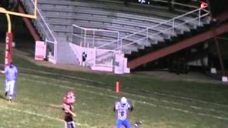 East Liverpool Potters Willie Levelle 3rd Interception at Struthers High School [upl. by Laurel]