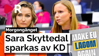 Morgongänget Sara Skyttedal sparkas av Kristdemokraterna [upl. by Aligna]