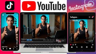 Use ONE VIDEO for YouTube TikTok amp Instagram – How to RECORD amp EDIT for Multiple Aspect Ratios [upl. by Carlee590]