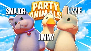 The FUNNIEST Game Ive EVER Played  Party Animals [upl. by Esertak]