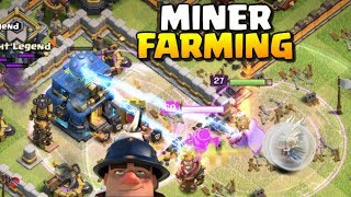 MINER FARMING at Town Hall 12  TH12 Attacks Ep 6  Clash of Clans [upl. by Farland303]