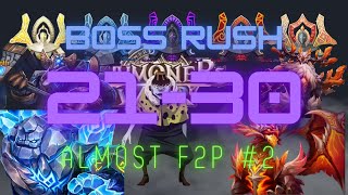 Boss Rush F2p Wave 2130 Summoners War [upl. by Raji804]