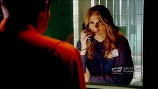 Castle 8x02 “XX” Beckett Visits Bracken in Prison Season 8 Episode 2 [upl. by Ennovahs]