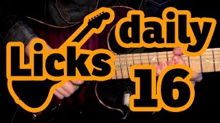 Guitar licks 16  C major lick with backing track [upl. by Alet]