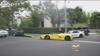 Owner Of Ferrari Seen Racing In Beverly Hills Out Of The Country [upl. by Eisele]