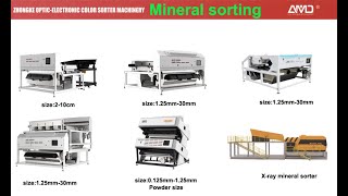 ore optical sorting machinemineral color sorter machineoptical sorter for quartz sand [upl. by Schluter]