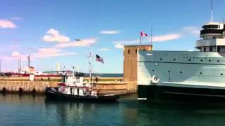 Steamship Keewatin in Mackinaw City [upl. by Pubilis199]