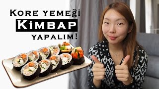 Kore yemeği 2  Kimbap yapalım [upl. by Marmawke771]