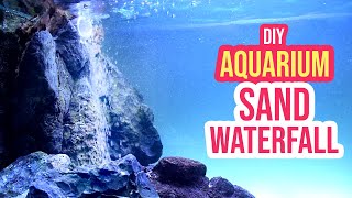 DIY Sand Waterfall Aquarium Create a Stunning Underwater Waterfall [upl. by Gerald]