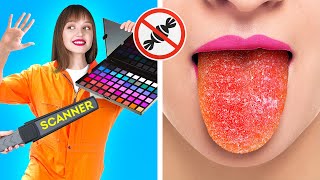 COOL WAYS TO SNEAK CANDIES INTO CLASS  Awesome Food Hacks And Tricks by 123 Go Live [upl. by Dominga]