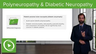 Polyneuropathy Multifocal Motor amp Diabetic Neuropathy – Neuropathology  Lecturio [upl. by Ahsekel]