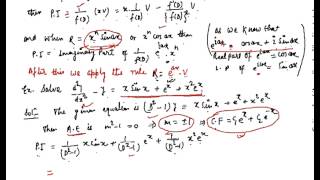 Particular Integral Examples How to find out particular Integral examples [upl. by Etti]