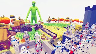 Starwars Defend the Castle Zombies invaded the Castle  Totally Accurate Battle Simulator TABS [upl. by Gerius466]