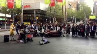 Tash Sultana  Brain Flower  Melbourne CBD HampM Gpo Building [upl. by Denver894]